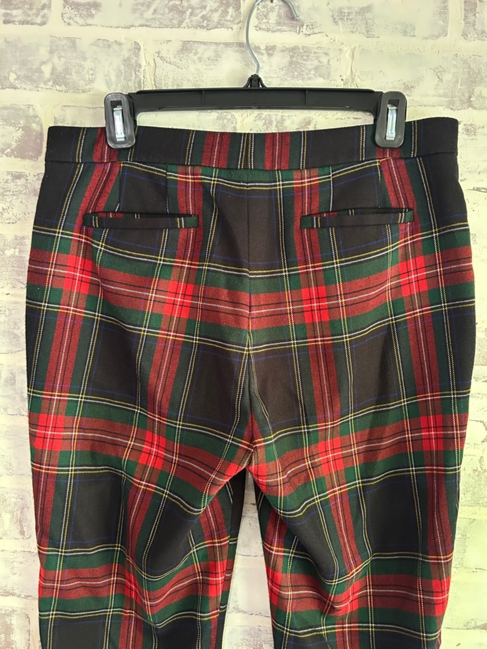 Lauren Ralph Lauren Women’s Size 6 Tartan Plaid Dress Pants Red Green Preppy - Picture 5 of 10